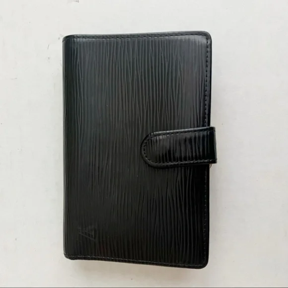 Authentic LOUIS VUITTON Black Epi French Purse Wallet Leather - Picture 2 of 13